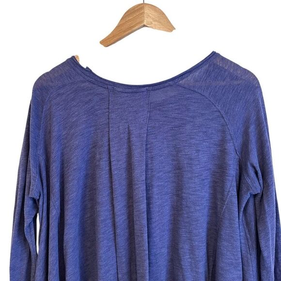 We The Free Aria Trapeze Long-Sleeve Purple Oversized Long Sleeve Top Size Small - Picture 8 of 10